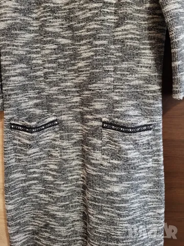 Рокля с лъскавина, снимка 4 - Рокли - 49957752