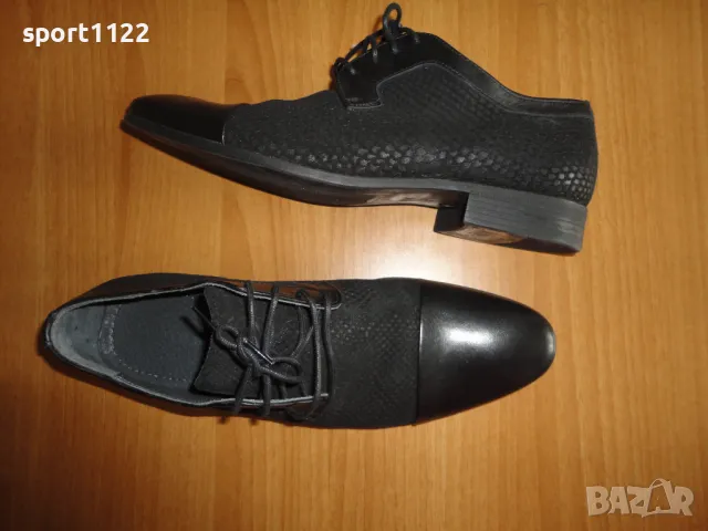 N41 Bianco Man/елегантни мъжки обувки, снимка 5 - Официални обувки - 48168661