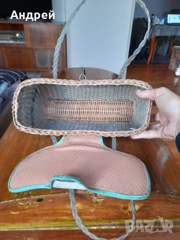 Стара плетена чанта #10, снимка 7 - Други ценни предмети - 52949830