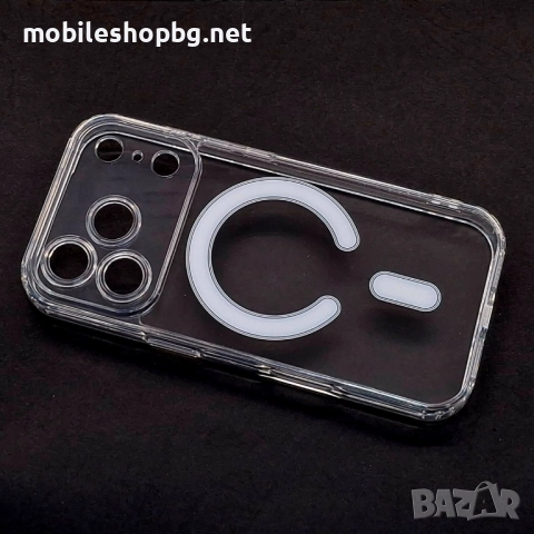 iPhone 17 Pro кейс прозрачен MagSafe защита на камерите