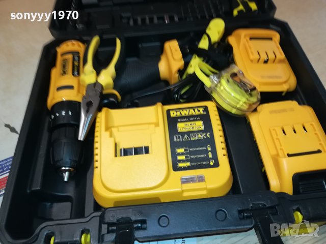DEWALT-КОМПЛЕКТ В КУФАР 0807232004, снимка 7 - Винтоверти - 41490405