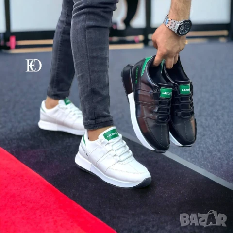 мъжки маратонки lacoste prada versace, снимка 3 - Маратонки - 51420489