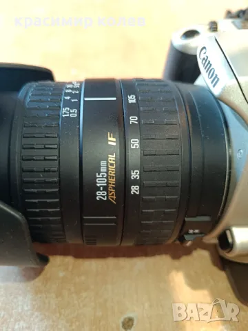 фотоапарат "Canon EOS 300 + обектив Canon 28–105 mm", снимка 4 - Фотоапарати - 50129782