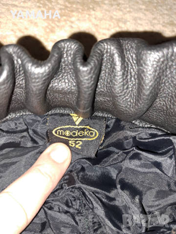 Modeka  Мъжки  Мото  Панталон 52. ЕСТЕСТВЕНА КОЖА , снимка 5 - Панталони - 44548921