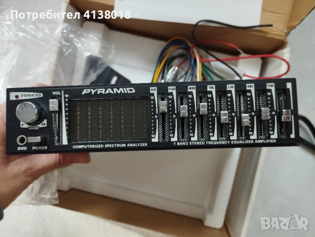 Продавам авто усилвател - еквалайзер Pyramid 705CD , снимка 4 - Аксесоари и консумативи - 52013717