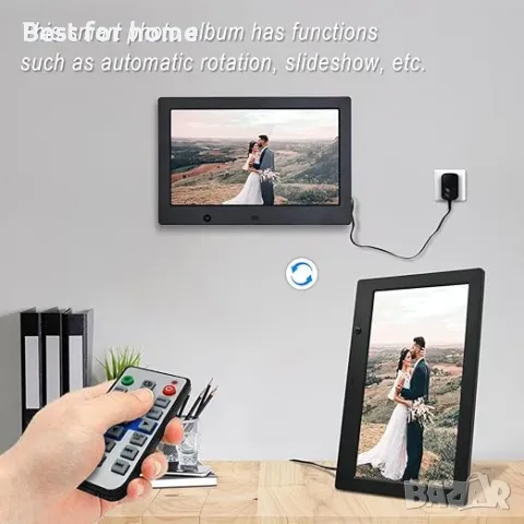 Цифрова фоторамка - 8-инчов екран, HD дисплей FOTOMOON, снимка 3 - Друга електроника - 49827036