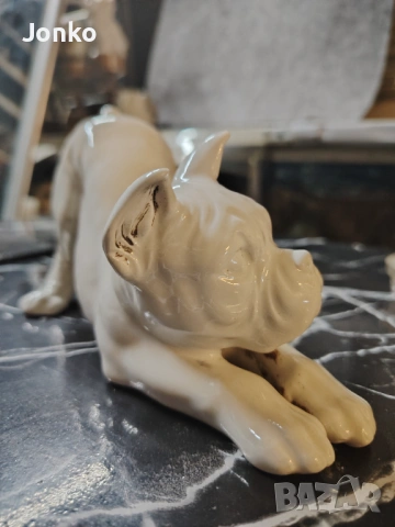 Статуетка куче булдог , снимка 3 - Статуетки - 53057097