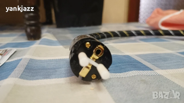 Аудио кабел захранване 50см, снимка 7 - Ресийвъри, усилватели, смесителни пултове - 53200131