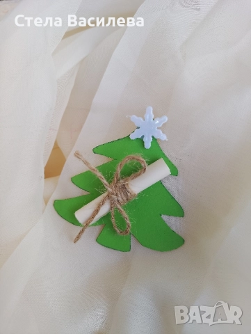 Коледни / новогодишни късмети , снимка 2 - Декорация за дома - 52351445