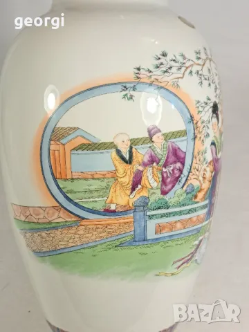 голяма китайска порцеланова ваза    13/3, снимка 4 - Декорация за дома - 48006743