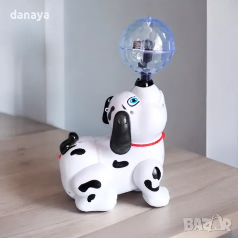 5566 Музикална играчка Куче с въртяща топка, снимка 4 - Музикални играчки - 48629961