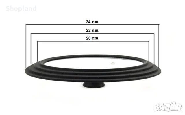 Универсален стъклен капак , снимка 5 - Прибори за хранене, готвене и сервиране - 44492134