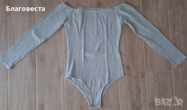 Боди в сив цвят 
