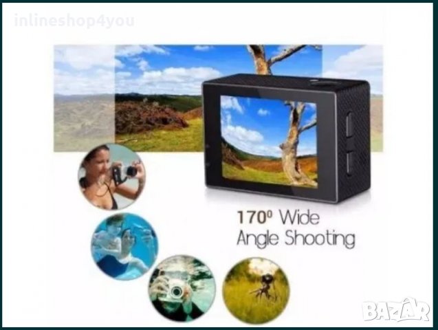 Екшън Камера 1080p 16 MP с аксесоари - Waterproof Action Camerа, снимка 7 - Камери - 34175872