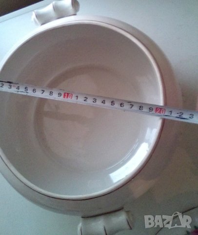 Старинен порцеланов супник, снимка 5 - Чинии - 35840968