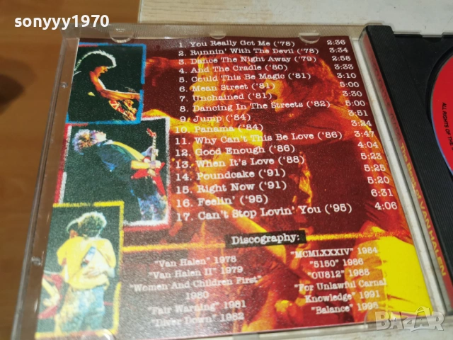 VAN HALEN CD 0102261510, снимка 11 - CD дискове - 53304268