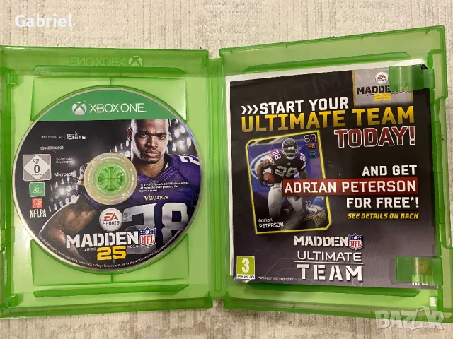 Madden 25(1989-2014) Xbox One, снимка 2 - Игри за Xbox - 48089406