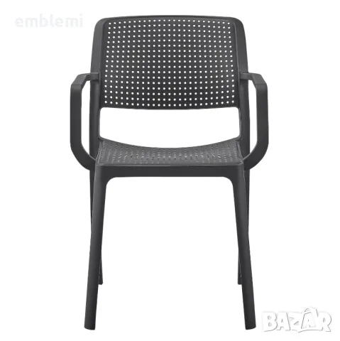 Стол COMFEE ARM градински трапезен бял черен сив капучино кафяв, снимка 4 - Столове - 47537470