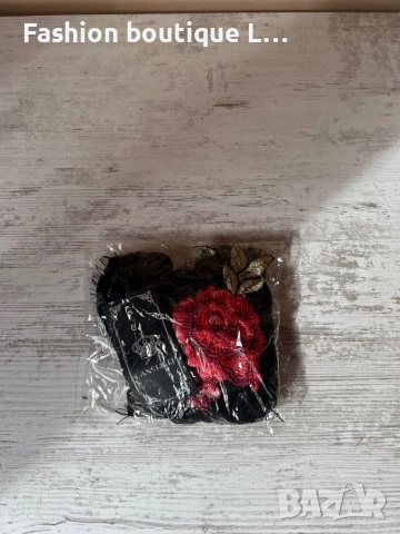 Ново черно дантелено бюстие с чокър на врата и бродерия S , M , L , XL налични размери 🖤❤️🖤❤️, снимка 6 - Бельо - 52197129