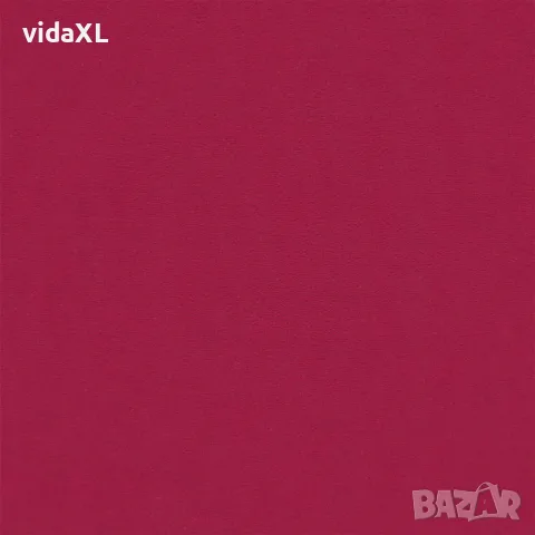 vidaXL Пейка с облегалка, виненочервена, 119,5x64,5x75 см, кадифе, снимка 7 - Дивани и мека мебел - 56147404
