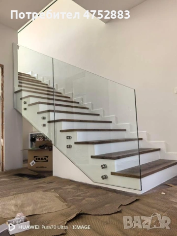 Стъклени, алуминиеви парапети и прегради, снимка 7 - Монтажи - 53681804