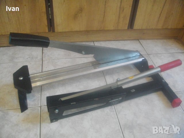 Нова/Ползвана-Ръчна Немска Гилотина/Резачка За Ламиниран Паркет-Професионална-MEISTER/WOLFCRAFT, снимка 4 - Други инструменти - 39144854