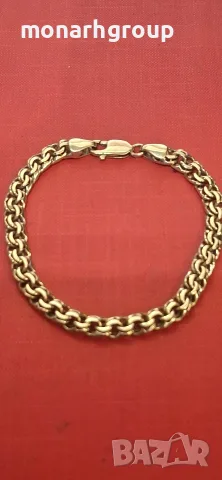 Златна гривна /585/, снимка 5 - Гривни - 56056368