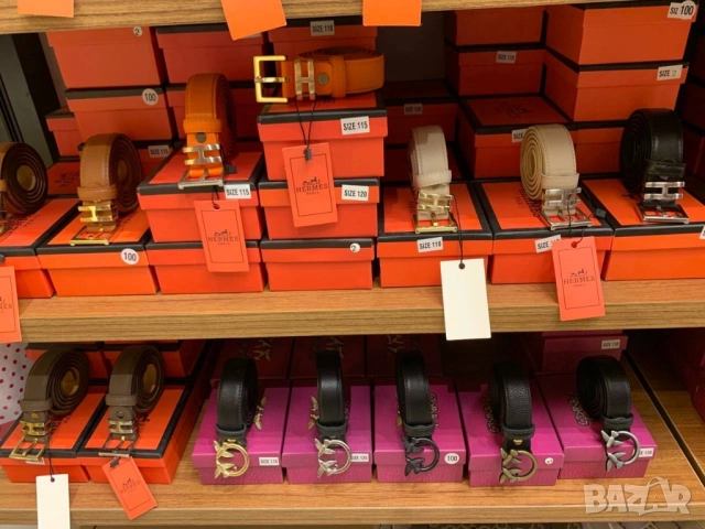 колани от естествена кожа в кутия ysl saint laurent hermes celine , снимка 18 - Колани - 51562132