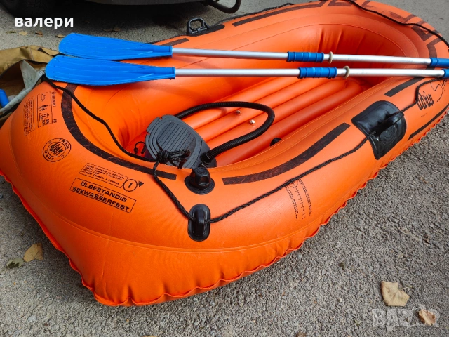 Лодка внос от Германия с гребла материяла е дебел, снимка 7 - Воден транспорт - 53684947