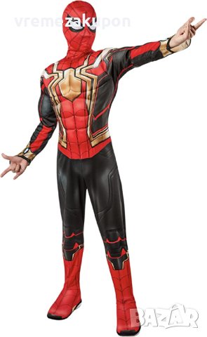 Детски костюм на Спайдърмен с мускули и маска