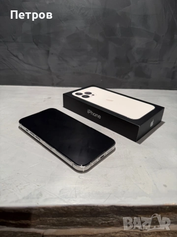 100% battery! КАТО НОВ Iphone 13 Pro 256 GB White , снимка 6 - Apple iPhone - 53866407
