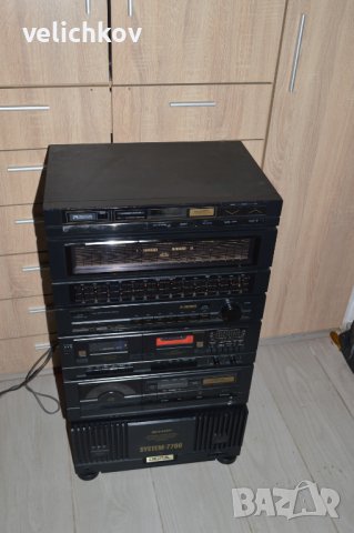 Система Sharp system-7700 , снимка 2 - Радиокасетофони, транзистори - 41376235