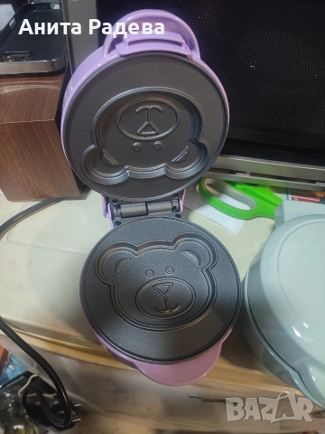 Мини гофретник, снимка 2 - Гофретници - 52926326