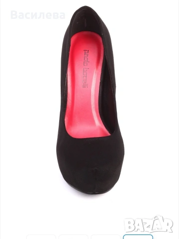 Велурени обувки., снимка 2 - Дамски обувки на ток - 53427674