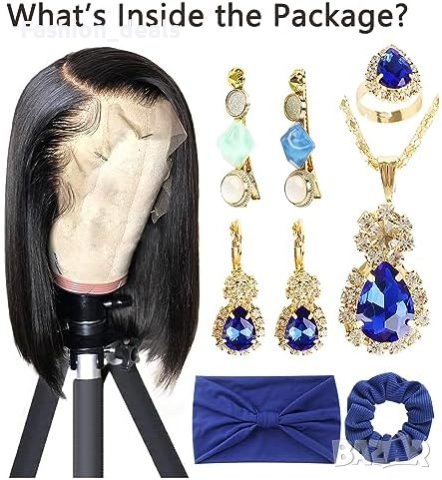 Чисто нова красива женствена Удобна за носене Човешка коса Перука, снимка 9 - Аксесоари за коса - 41807577