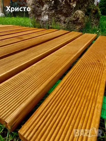 Дървена градинска пътека от импрегниран декинг, снимка 3 - Декорация за дома - 50179722