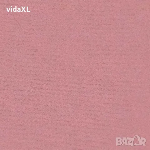 vidaXL Люлеещ стол, розов, кадифе, снимка 8 - Столове - 56146865