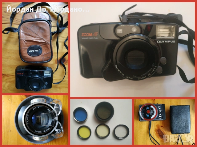 Продавам фотоапарат Олимпус/ Обектив/Филтри/Светломерр