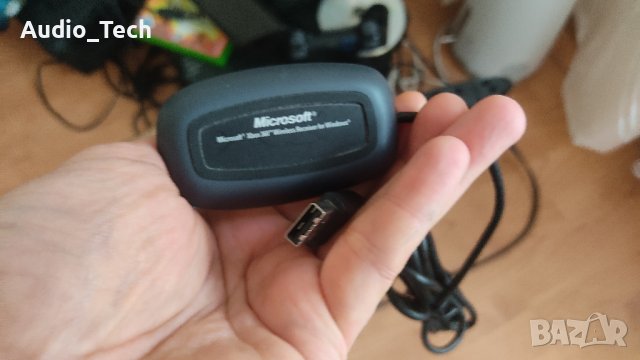 Безжичен адаптер X360 за връзка между Xbox360 контролер и компютър, Черен, снимка 3 - Xbox конзоли - 44239008