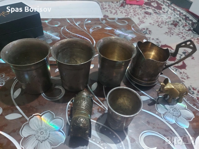 стари чашки сребърни , снимка 2 - Колекции - 53803202