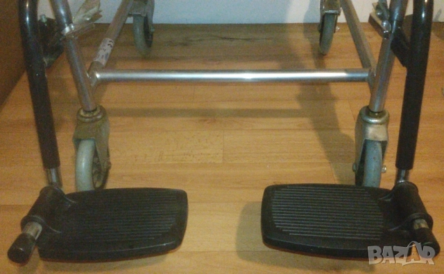 Комбиниран инвалиден стол - инвалидна количка; санитарен/хигиенен стол за баня/тоалетна, снимка 3 - Инвалидни колички - 52847749