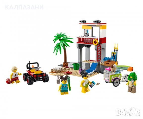 LEGO® City 60328 - Спасителна станция на плажа, снимка 3 - Конструктори - 35797976