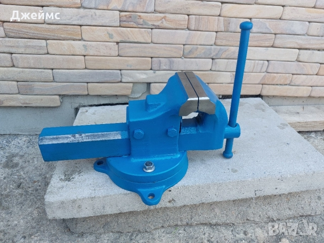 Професионално немско стоманено въртящо менгеме , снимка 9 - Менгемета - 51455665