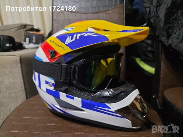 Каска за крос или атв, снимка 3 - Аксесоари и консумативи - 53046769