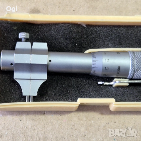 Микрометър вътромер двуточков  Mitutoyo , снимка 2 - Шублери - 52505575