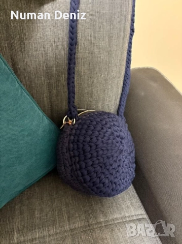 Плетена кръгла дамска чанта , снимка 7 - Чанти - 52465597