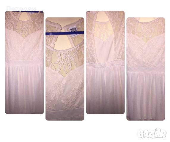 Прекрасна рокля с дантела и гол гръб