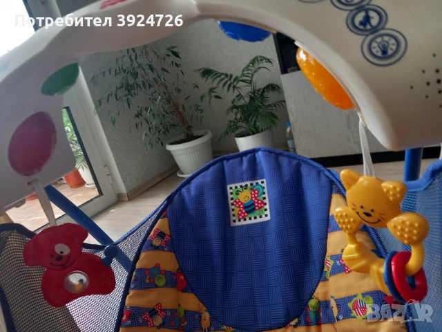 детско/бебешки музикаленшезлонк/, снимка 6 - Детски шезлонги - 51252747