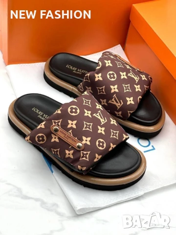 Дамски Чехли ✨ Louis Vuitton , снимка 2 - Чехли - 50887508