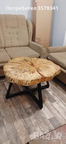 холна маса от бук,мраморен ефект!, снимка 6 - Маси - 53690049